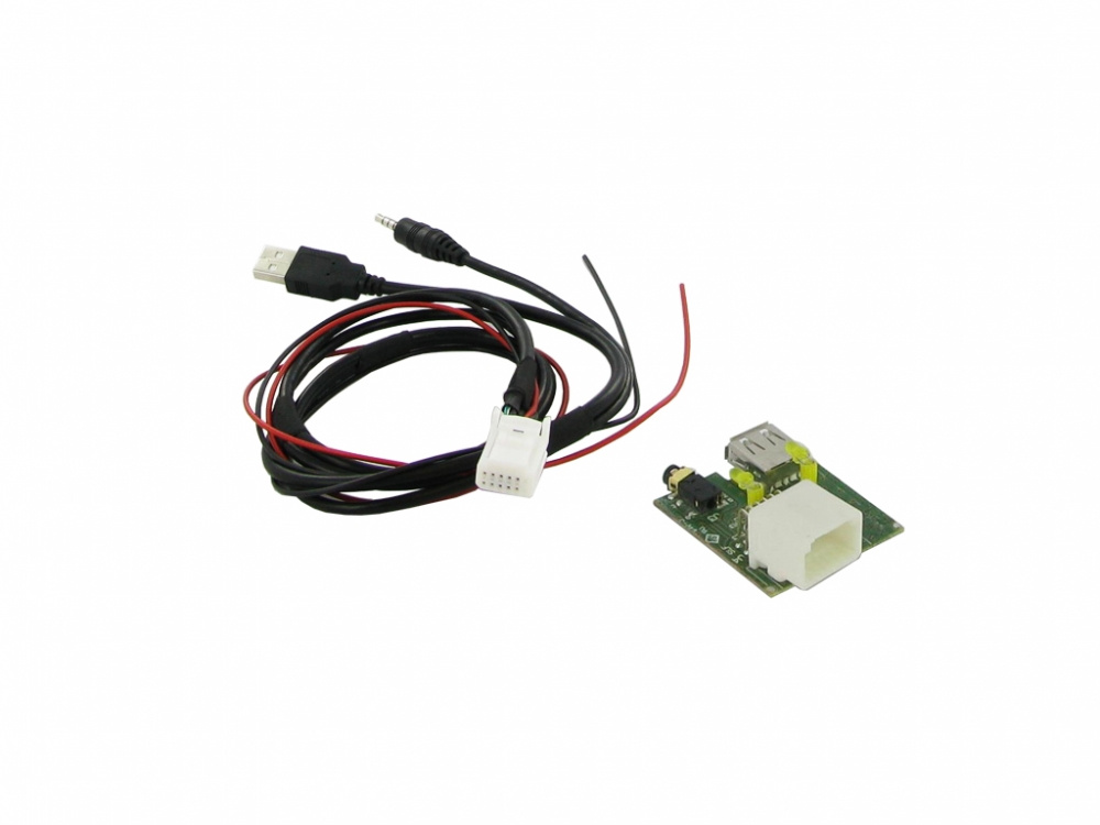 Adapter med kabel för AUX och USB till Hyundai Veloster 2011 och framåt.