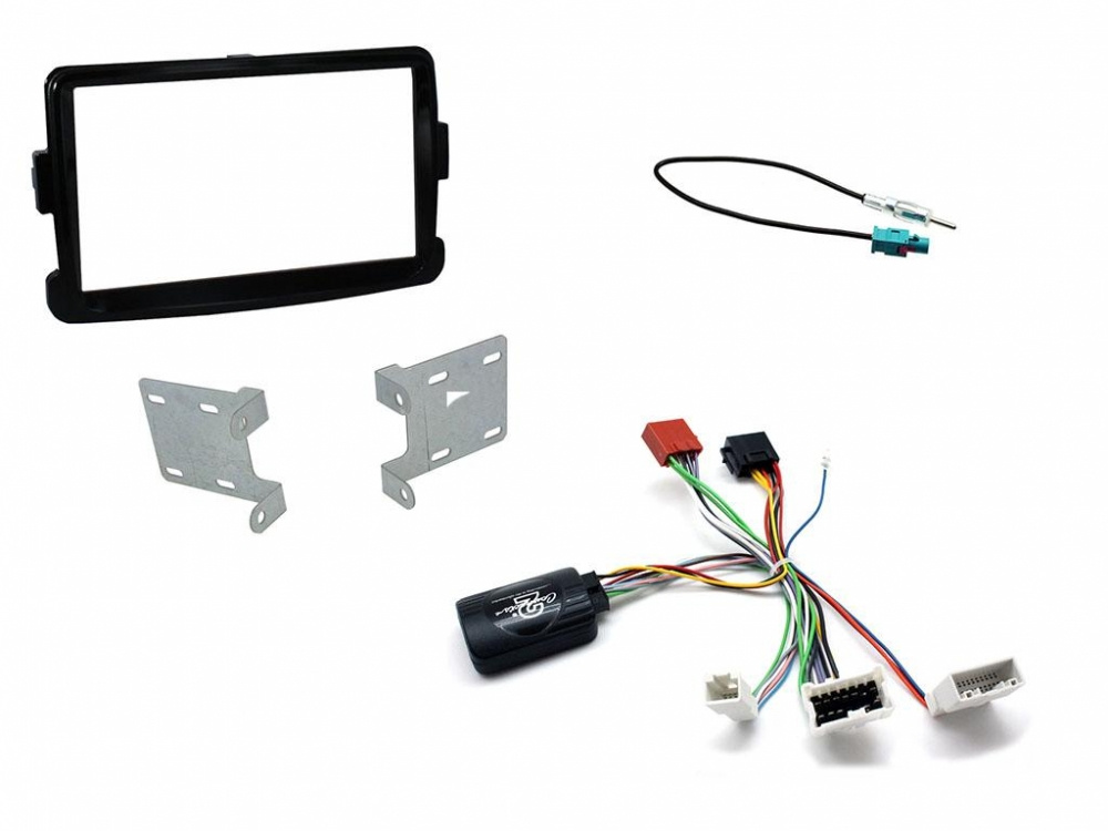 Installationskit för dubbel-din i Dacia Duster/Sandero 2012 och framåt.