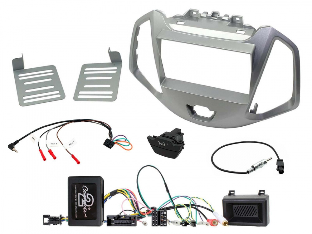 Installationskit för 2-DIN stereo till Ford Ecosport 2013-2021.