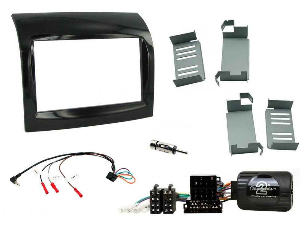 Installation kit för Fiat Ducato 2012-2014 med ram och kablage.
