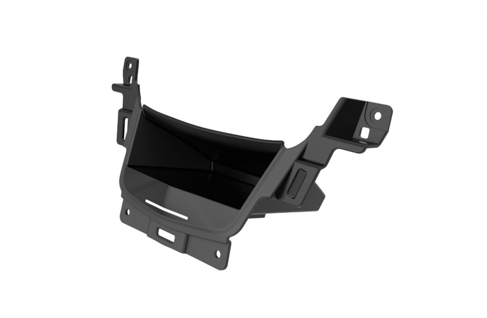 Qi-laddare för Cadillac XTS 2017, svart plastdel med fästen.