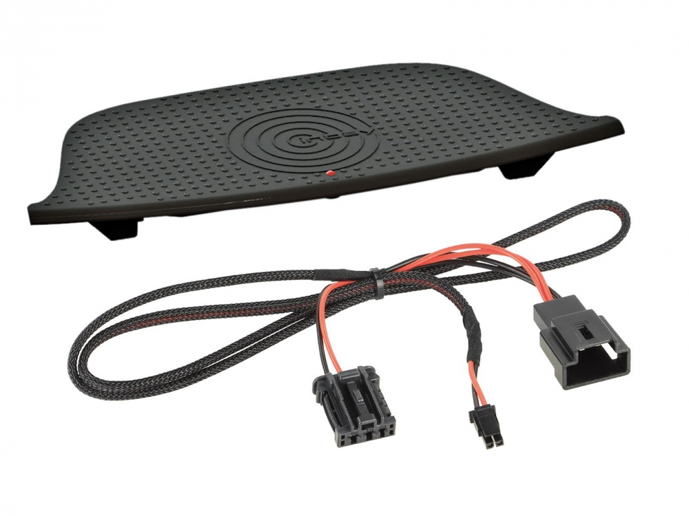 Qi-laddare för Citroen C4-Cactus med kablar för installation.