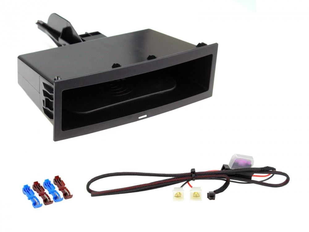 Qi-laddare med panel och kablar, avsedd för Fiat Scudo 2007-2016.