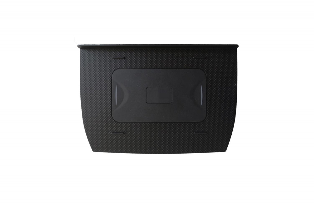 Qi-laddare för Honda Civic 2016, svart med slät yta.