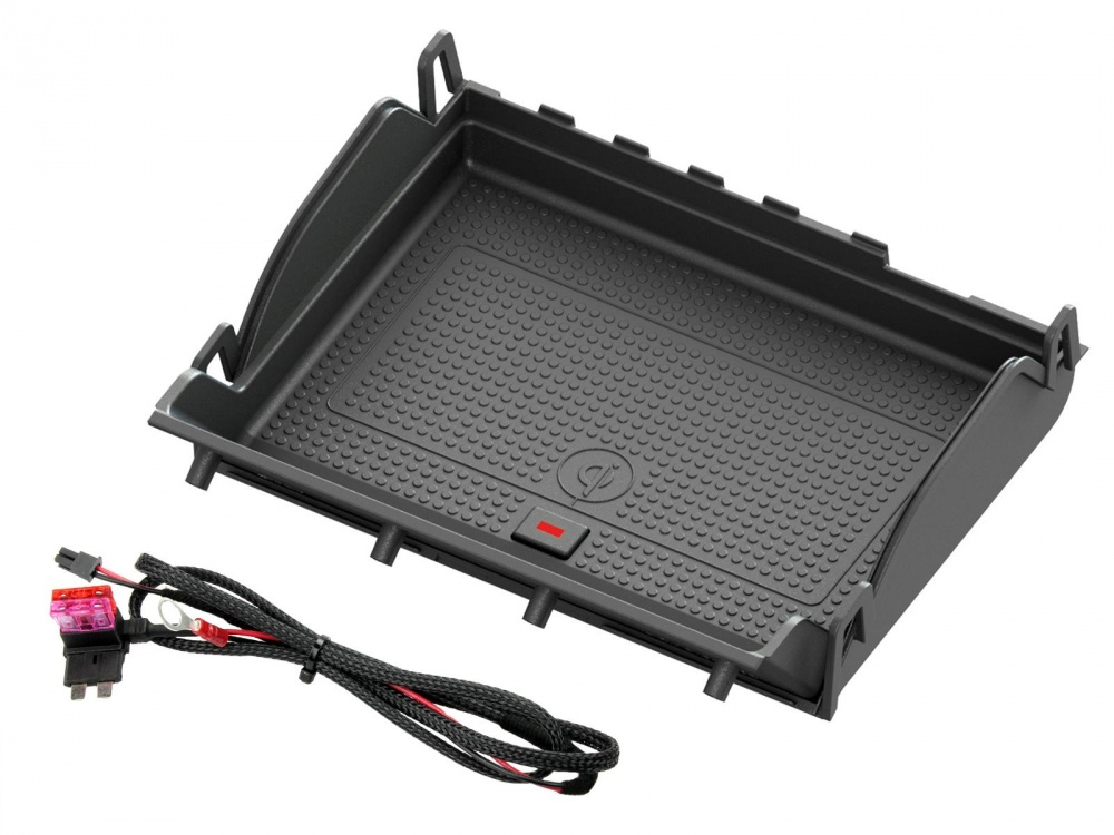 Qi-laddare för Skoda Octavia, praktisk och designad för enkel installation.