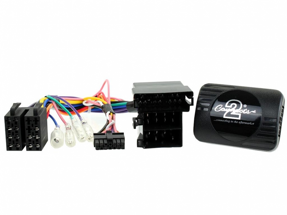 Rattstyrningskablage för Fiat 500L, 2013-2021, med anslutningar och kablar.