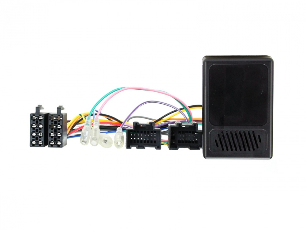 Rattstyrningskablage med flera färgade kablar och kontakter för GMC Acadia/Yukon.