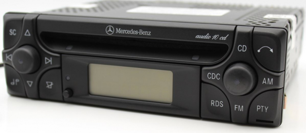 Rattstyrningskablage för Mercedes C-klass/CLK, 10-polig Mini-ISO.