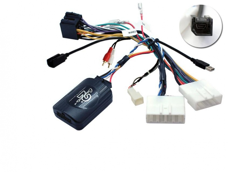 Rattstyrningskablage för Nissan Altima/Rogue med flera anslutningar.