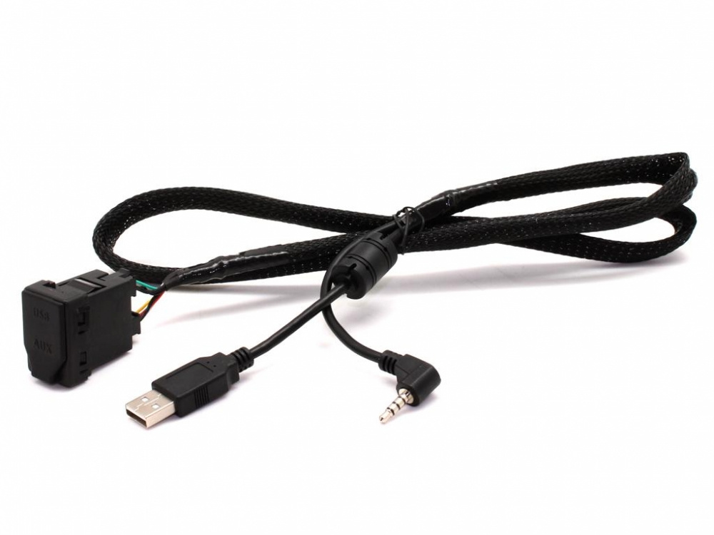 Aux- och USB-adapter för Toyota Yaris 08 och senare modeller.