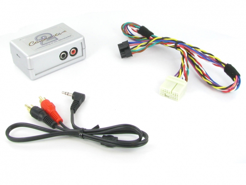 Aux-adapter med kablar för Suzuki Swift/Grand Vitara 2005 och framåt.