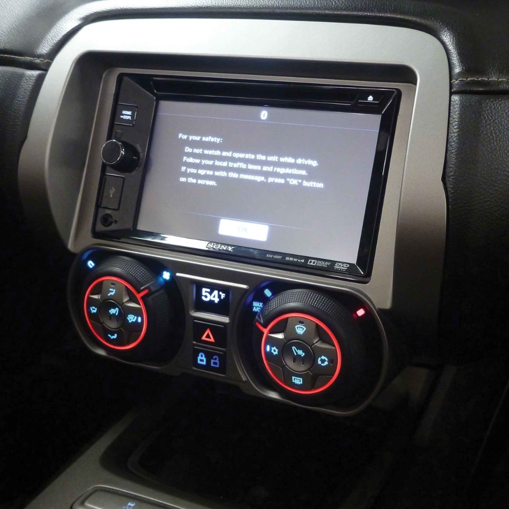 Metra 99-3028S, 1/2-DIN installationskit till Chevrolet Camaro 2010-2015