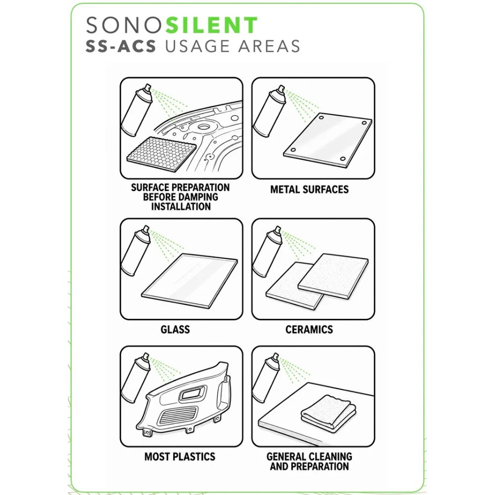 SONO Silent SS-ACS isopropanolrengöring, 500ml