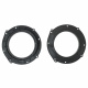 Auto-Connect 6.5 tums högtalaradapter till Audi, framdörr Högtalaradapter i plast, rund form, avsedd för Audi framdörrar.