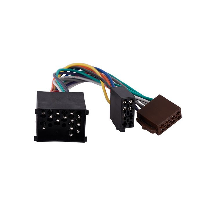Adapterkabel med flera kontakter för BMW, 17-polig ISO-kontakt.