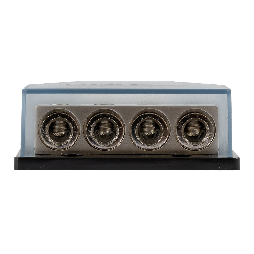 Distributionsblock med 4 anslutningar för 50mm² kablar.