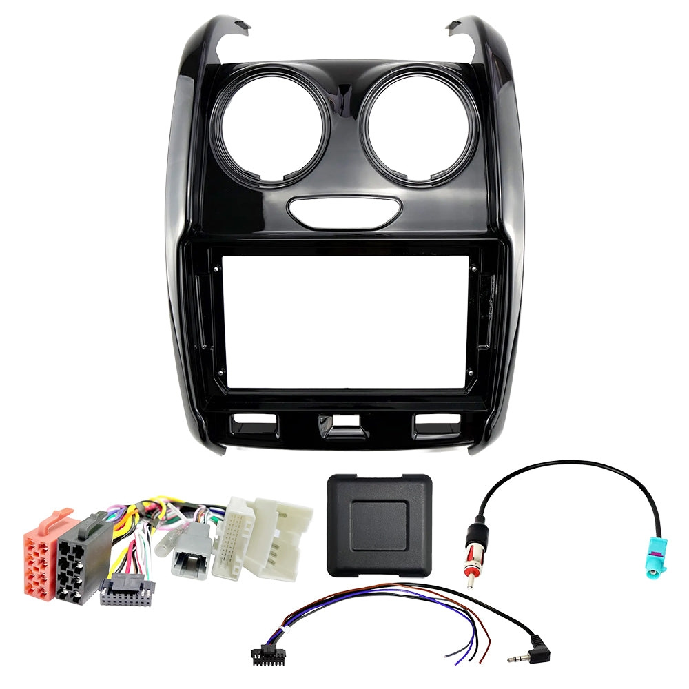 Auto-Connect Installationskit för 9-tums bilstereo, Dacia Duster HS Facelift 2014-2018