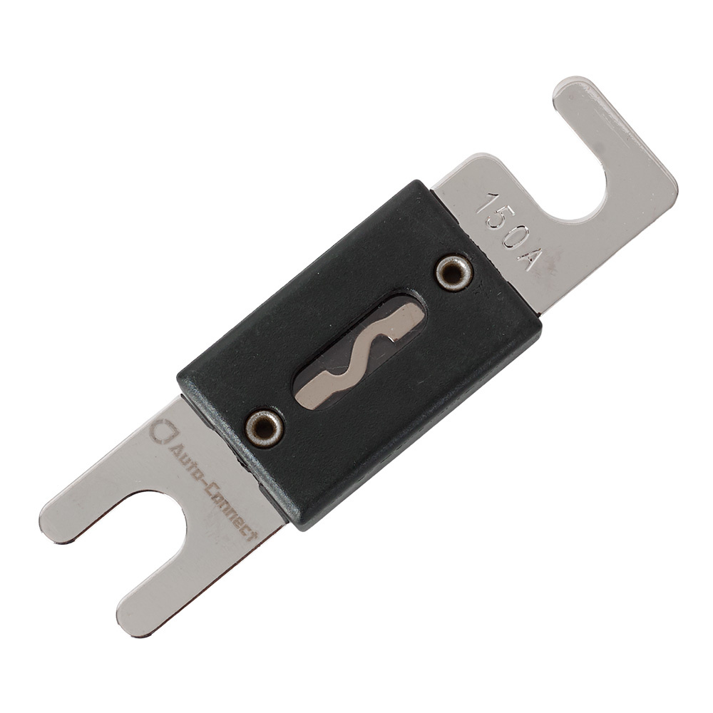 En 150A ANL-säkring för elektriska installationer.