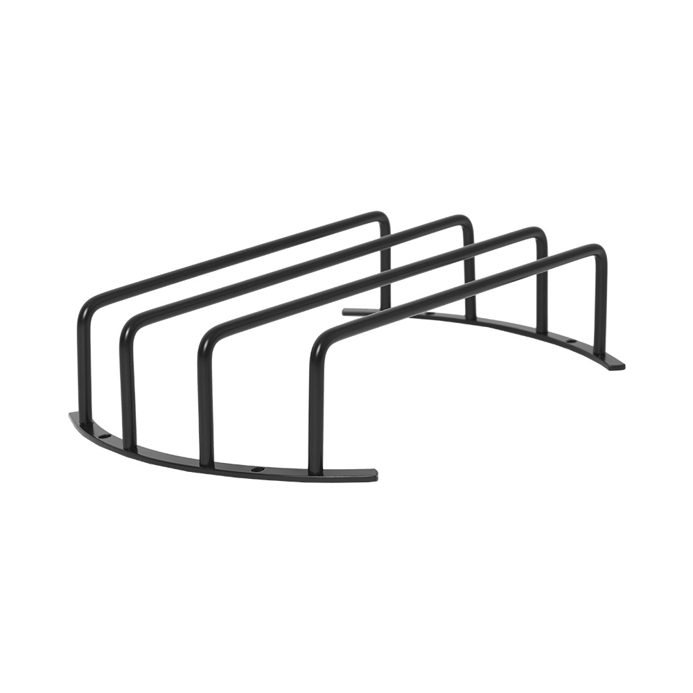 Högtalargaller i svart metall, designat för 10-tums högtalare.