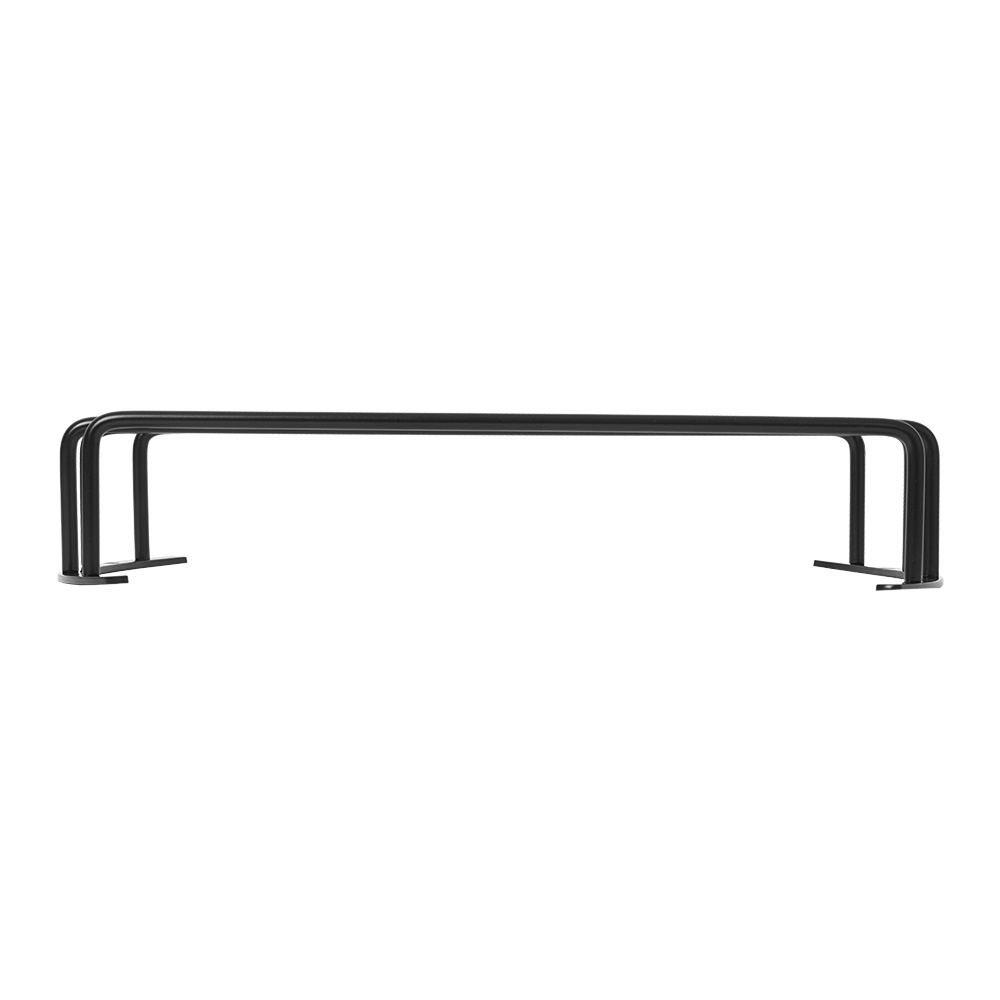 Högtalargaller i svart metall för 12 tum högtalare, med robust design.