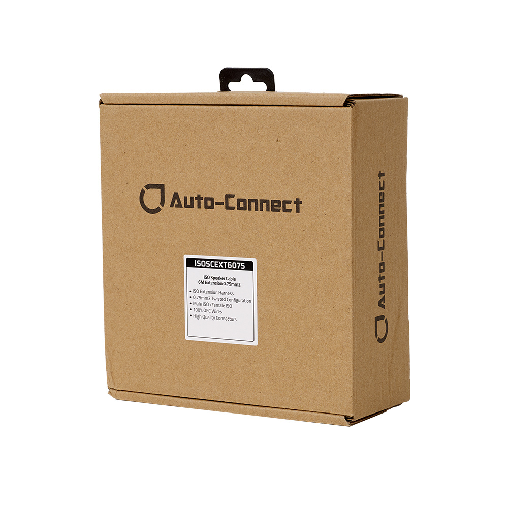 Förpackning av kabel förlängning med specifikationer och hög kvalitet.