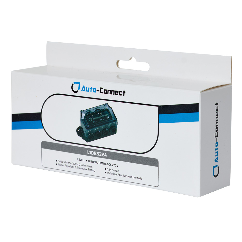 Auto-Connect L1 distributionsblock 53 mm², 2 till 4