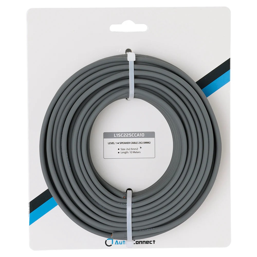 Auto-Connect CCA-Högtalarkabel 2x2.5 mm², 10 meter