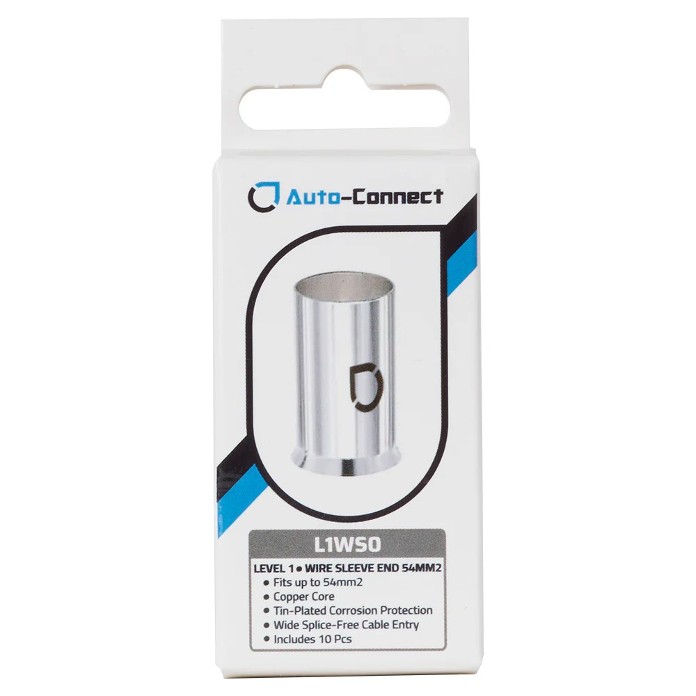 Auto-Connect L1WS0 10-pack kabelhylsor, 54mm²-kabel
