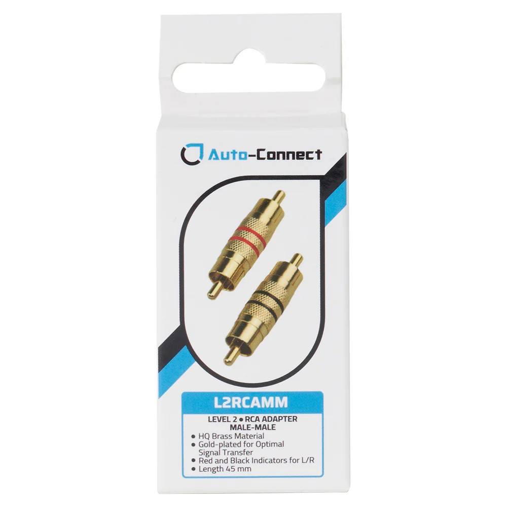 Auto-Connect RCA-adapter, hane-hane
