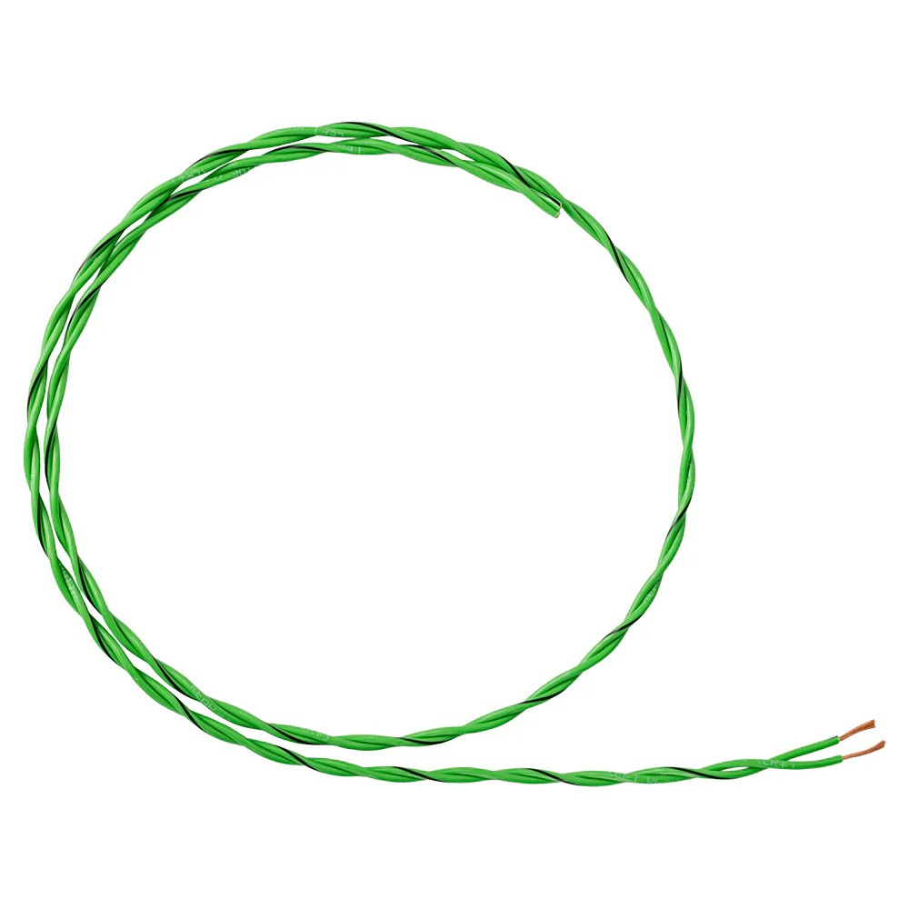 Auto-Connect tvinnad högtalarkabel 2x0.8mm² grön, pris per meter