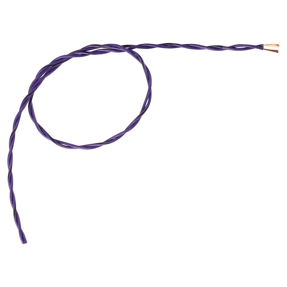 Auto-Connect tvinnad högtalarkabel 2x0.8mm² lila, pris per meter