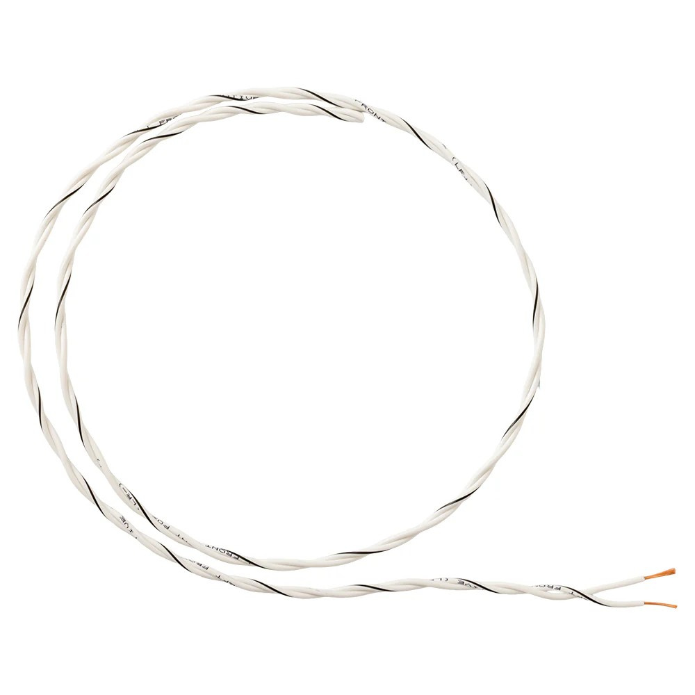 Auto-Connect tvinnad högtalarkabel 2x0.8mm² vit, pris per meter