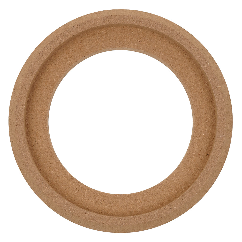 MDF-ring för diskant, 92 mm, rund och slät.
