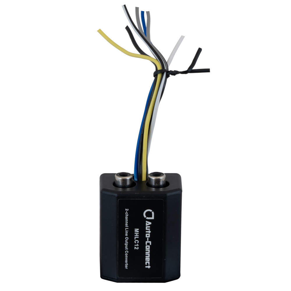 Omvandlare för hög- och lågnivå med fjärrstyrning.