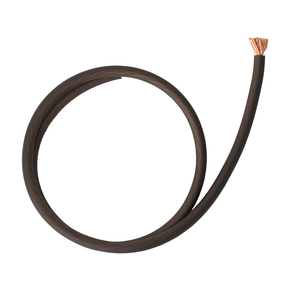 Auto-Connect svart strömkabel OFC 21.6mm², metervara