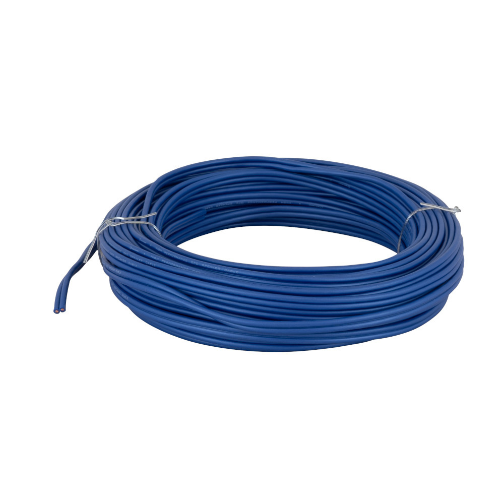 Högtalarkabel, 2x1.25mm², 20 meter, blå färg.