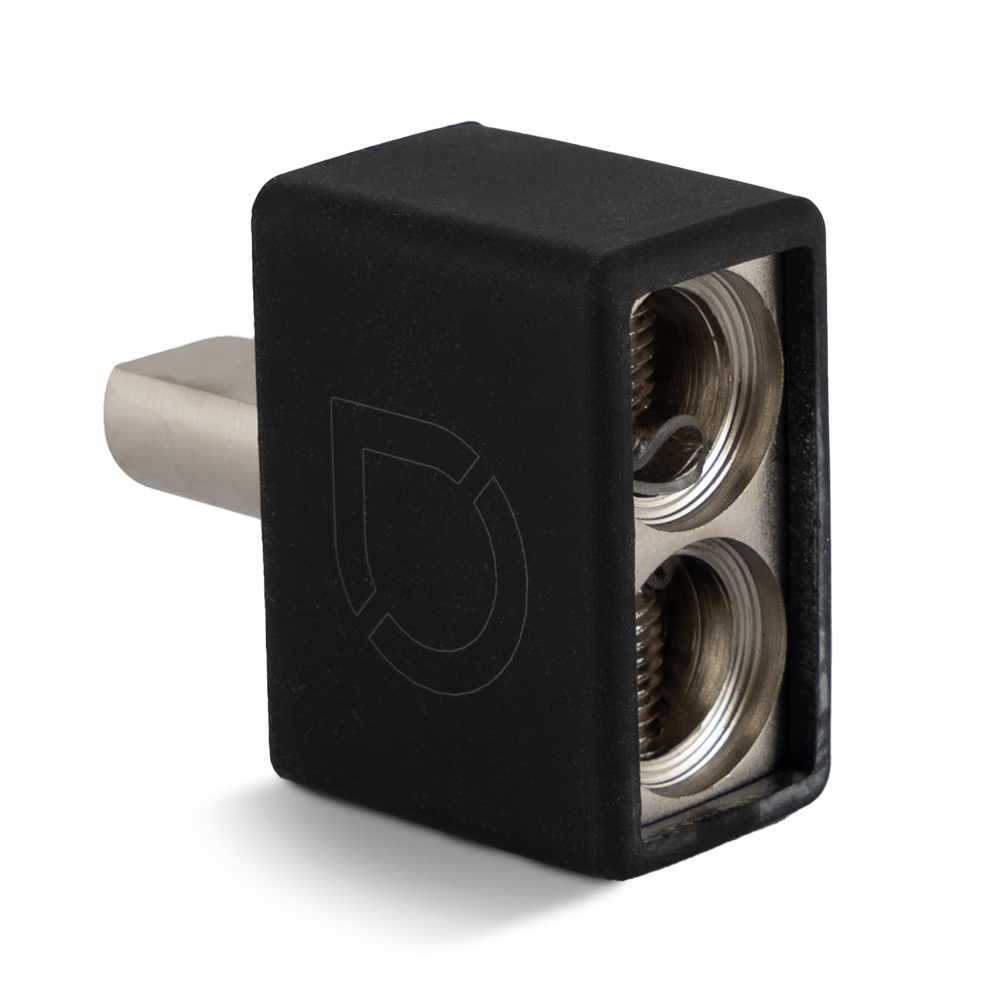 Terminaladapter med två ingångar för 50mm² kablar.