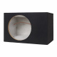 Auto-Connect tom baslåda 1x12 tum, portad En svart baslåda för en 12-tums subwoofer med port.