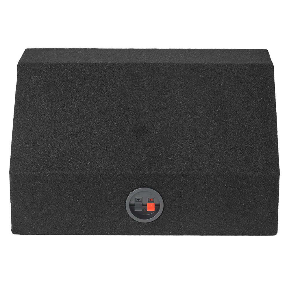 Svart portad högtalarlåda för 6x9 tum högtalare.