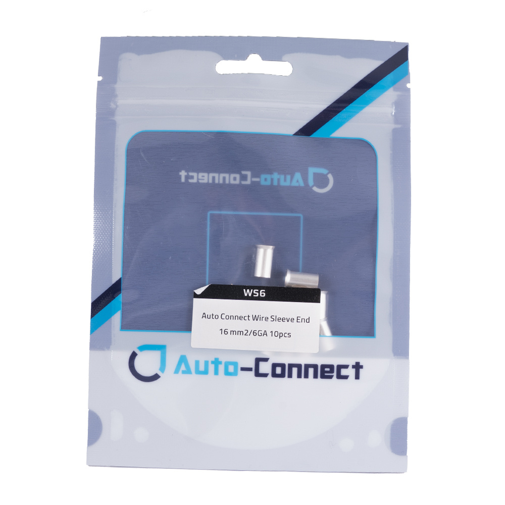 Pack med kabelhylsor för 16mm²-kabel, 10 stycken.