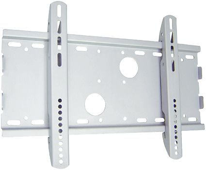 TV väggfäste för 23-75 tum med justerbara fästen och hål för kablar.