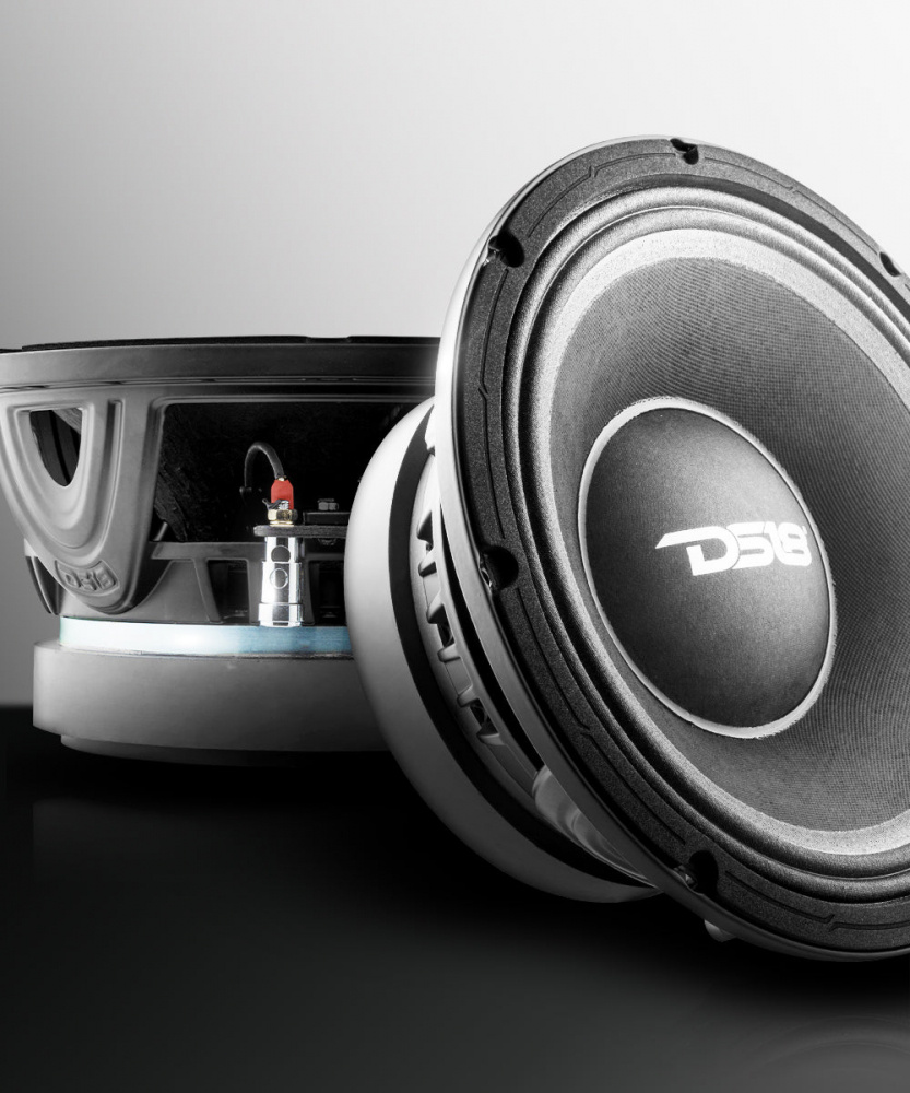 Tung 10 tums midbas högtalare med robust konstruktion. Idealisk för ljudsystem.