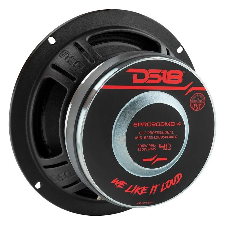 DS18 6PRO300MB-4, 6.5 tums midbas, styck
