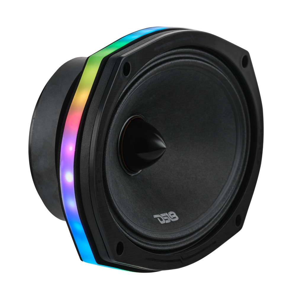 DS18 DLRING69, 6x9tums digtal RGB LED-ring för högtalare/basar