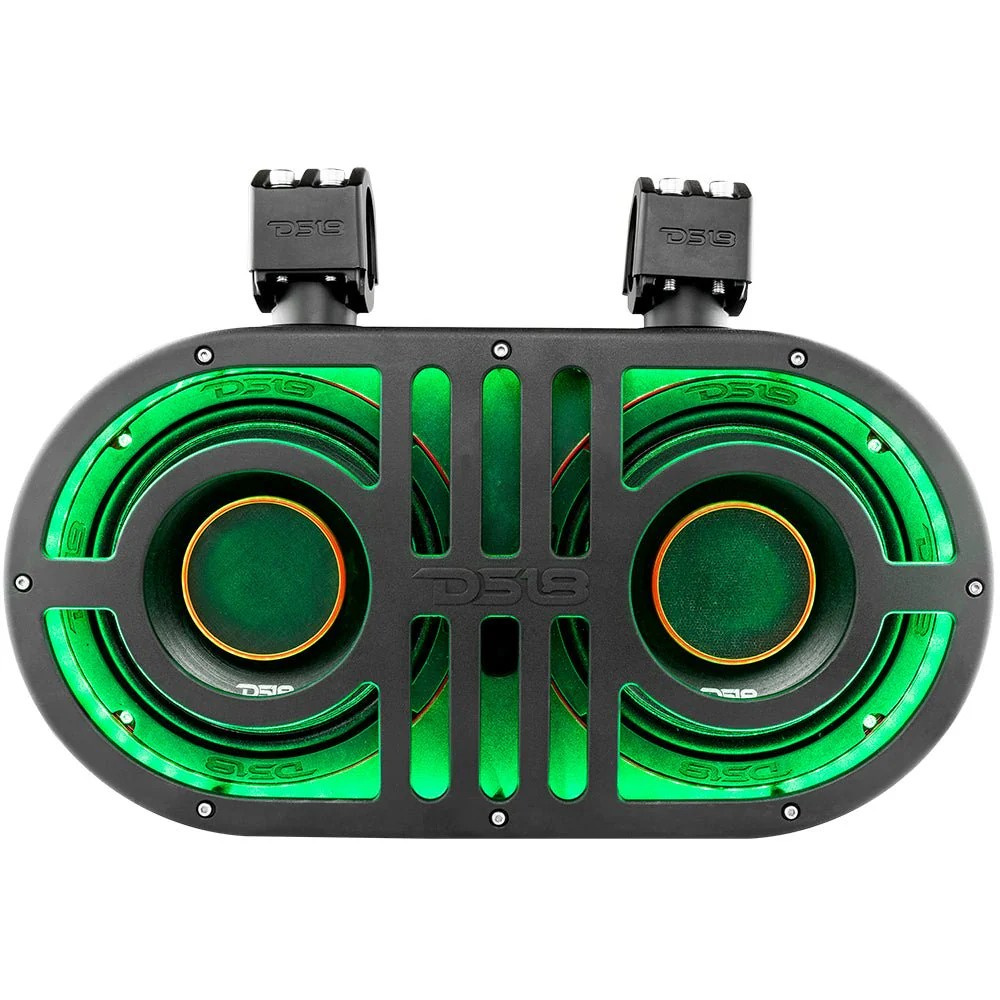 DS18 JVOCE8, 2x8 tums vädertålig soundbar med LED