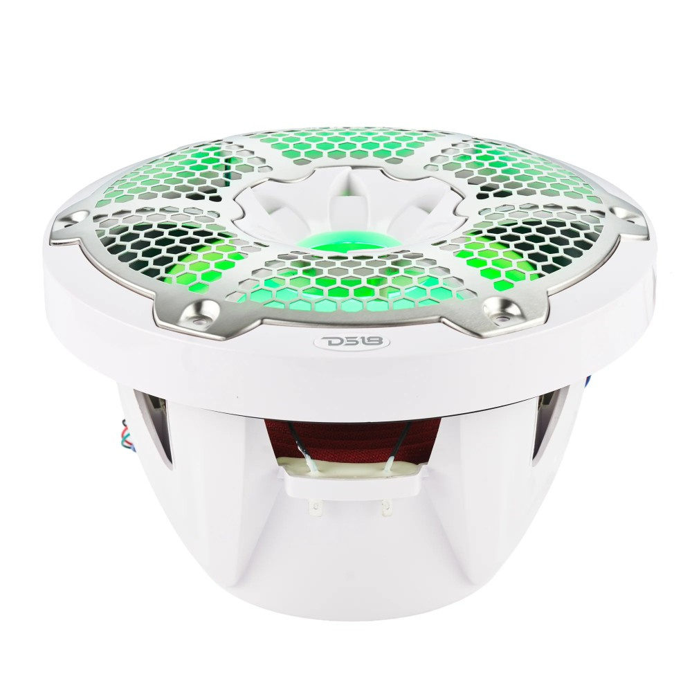 DS18 NXL-10SUB/WH, vit 10 tums marinbas med LED, par