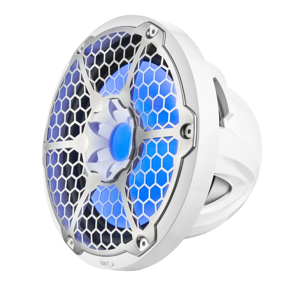 DS18 NXL-12SUB/WH, vit 12 tums marinbas med LED, par