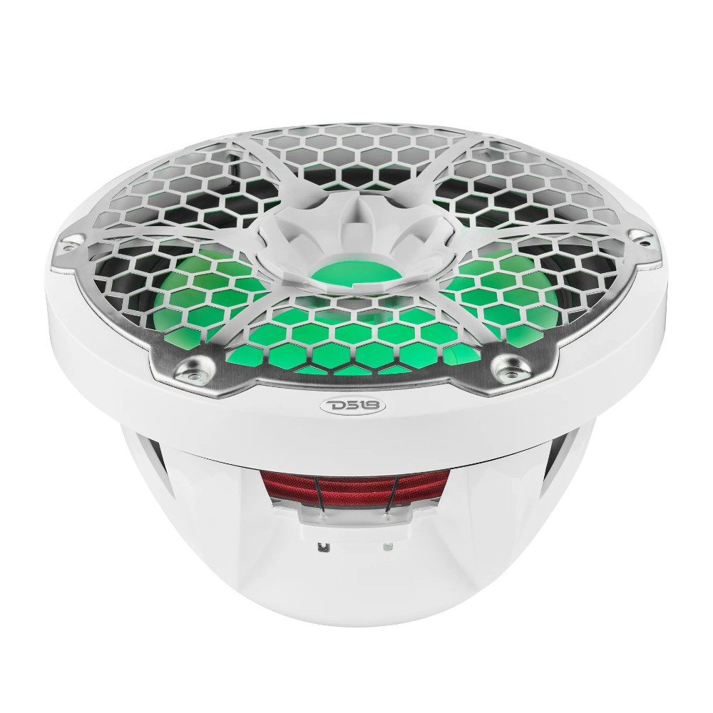 DS18 NXL-12SUB/WH, vit 12 tums marinbas med LED, par