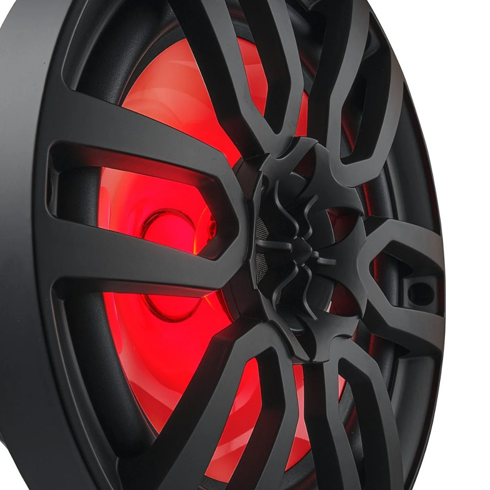 DS18 NXL-8/BK, svarta 8 tums marinhögtalare med LED, par