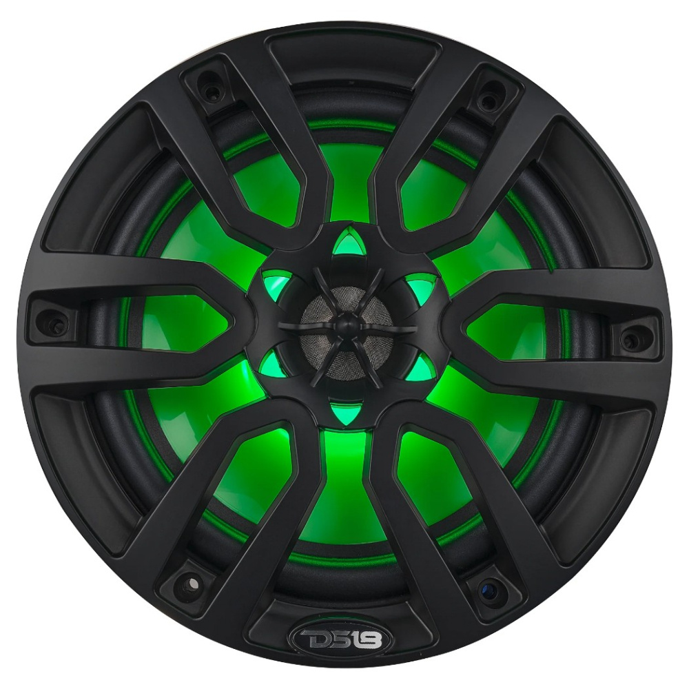 DS18 NXL-8/BK, svarta 8 tums marinhögtalare med LED, par